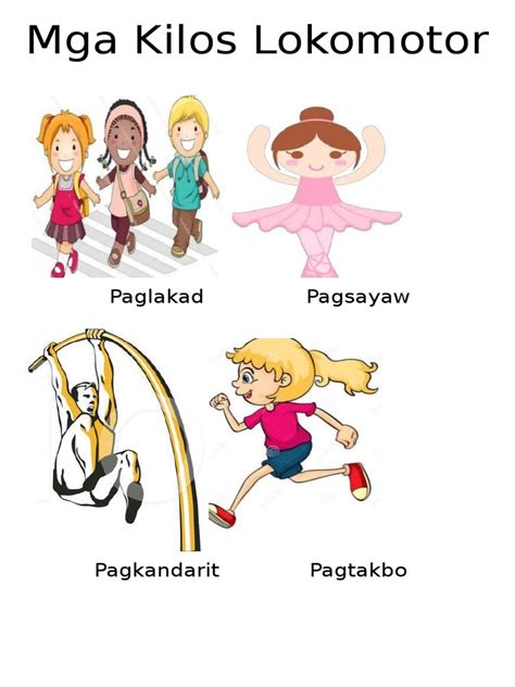 halimbawa ng kilos lokomotor